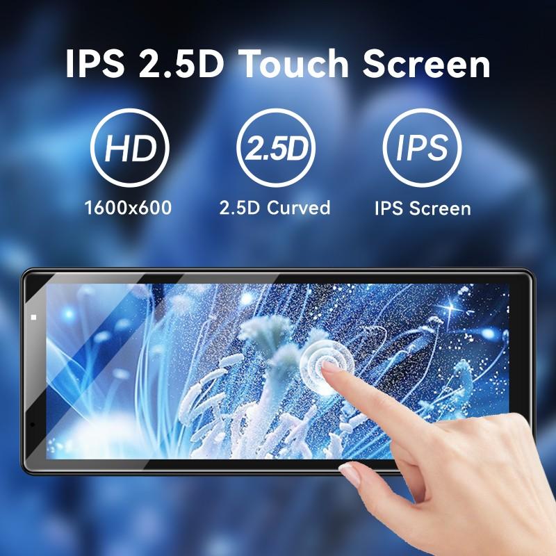 Venbes 9 Inch Portable Carplay Android Auto Touch Screen, Car Video Player, Wireless Mirror Link, USB Bluetooth-compatible Player, Easy Installation, TF Card Support