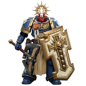 HIPLAY JOYTOY Warhammer Ultramarines Metaurus with Power Axe Stormshield and Plasma Pistol JT02786 1/18 Scale Action Figure