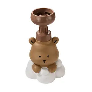 Refillable Kids Friendly Bear Foam Dispenser for Handwashing and Shower Gels