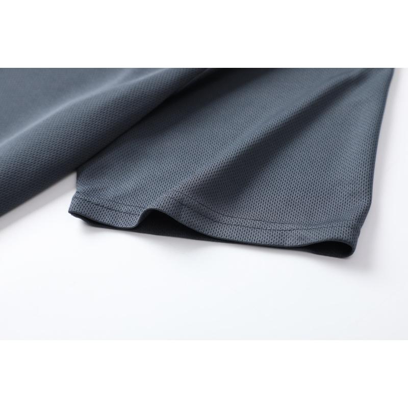 Men’s casual short-sleeve polo shirt, solid color, breathable and cool, suitable for all seasons—an ideal holiday gift choice, slim-fit business-casual shirt