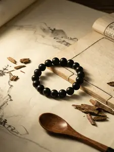 OrientalMind Large 4-Harmonies Incense Bead Bracelet - Unisex Ethnic Look Fashion Costume Jewelry Accessory with Fragrance Effect for Daily Wear
