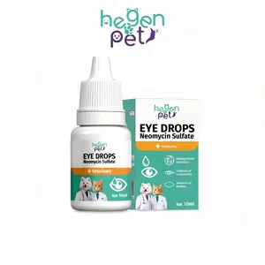 Hegenpet Advanced Eye Hygiene Solution | Gentle Cleansing Drops for Dogs & Cats | 10ml