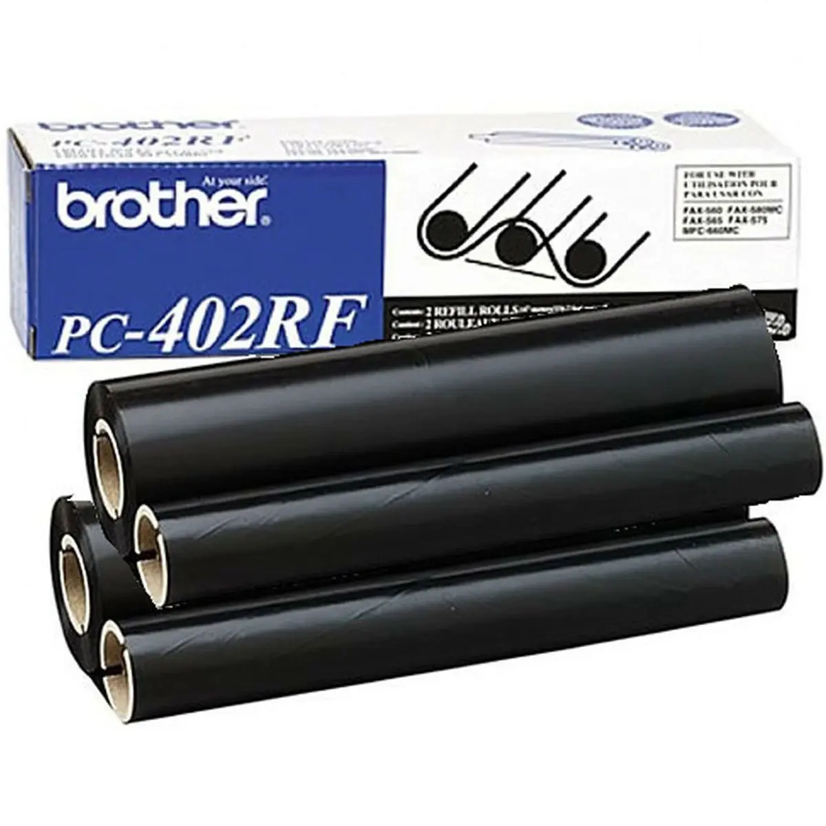 Brother Printers 2 Refill Rolls For Use IN PC402 Ppf-560 580Mc MFC-660Mc