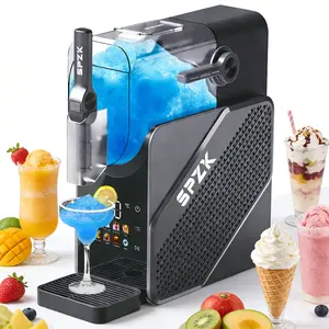 SPZTJK Slushie Machine  Food-Grade Stainless Steel  5-Second Quick Slush Make Slush, Milkshakes, Cocktails, Wine & 200+ Drinks Without Ice Auto-Clean Function | For Home, Office, Restaurant, Bar & Parties  Ice