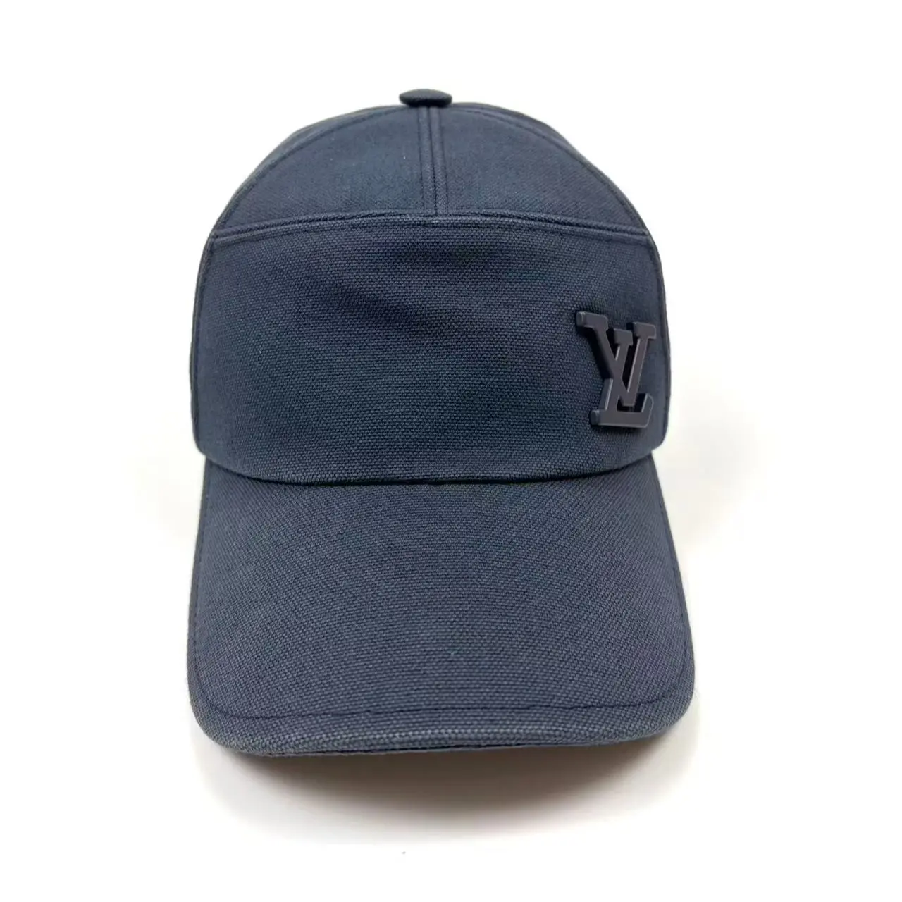 Pre-owned Louis Vuitton Blue Fashion Accessory Hat with Brand Logo