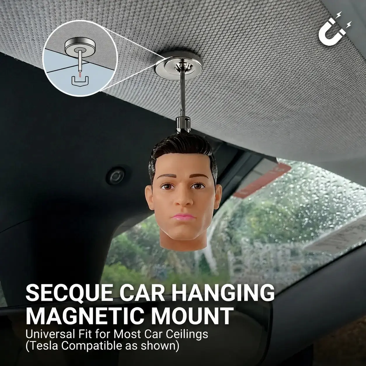 Dashboard Hanging Ornament - Driver Head Sculpture