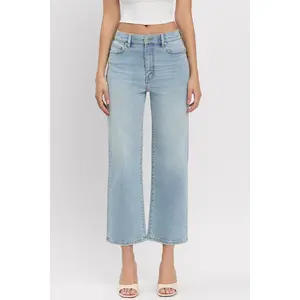 Eunina Dawn Wide Leg Jeans in Oasis