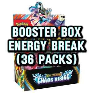 Pokémon Chaos Rising Booster Box Live Energy Break (36 Packs)