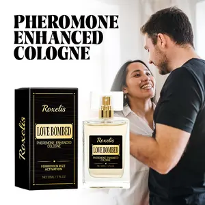 Men's cologne, men's pheromone perfume, persistent and strong spicy wood fragrance, suitable for daily work, dating, parties, holiday travel portable perfume, men's essential fashion perfume, the best men's holiday gift, 30ml per bottle