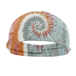 RAVEbandz The Pro - Wide Stretch Headband (Retro Tie Dye)