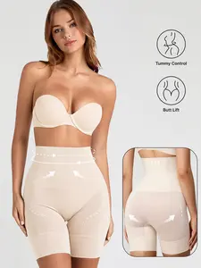 Azazie High-Waisted Tummy Control Butt Lift Seamless Bridal Pajamas Sleepwear Loungewear Shapewear Shorts