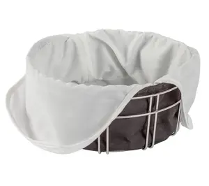 Fondue Bread Basket Metal