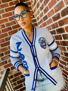 Zeta Heather Grey Fleece Cardigan Unisex Fit