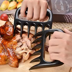 2 Pcs Meat Shredder Claw Set, Chicken Meat Separator and Pulling Tools, BBQ Shredding Forks for Easy Meat Preparation