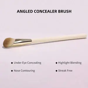 Professional Angled Makeup Brush, Soft Gradient Bristles, Matte Handle, Ideal for Contouring, Highlighting, Nose Shadow, Eyebrows