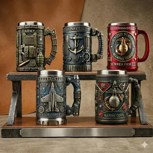 Military 3D Mug Series - 250th Anniversary of the Founding of the United States Army - Resin Crafts, Military 3D Mugs, Resin Coffee Mugs, Military Themes Ceramic
