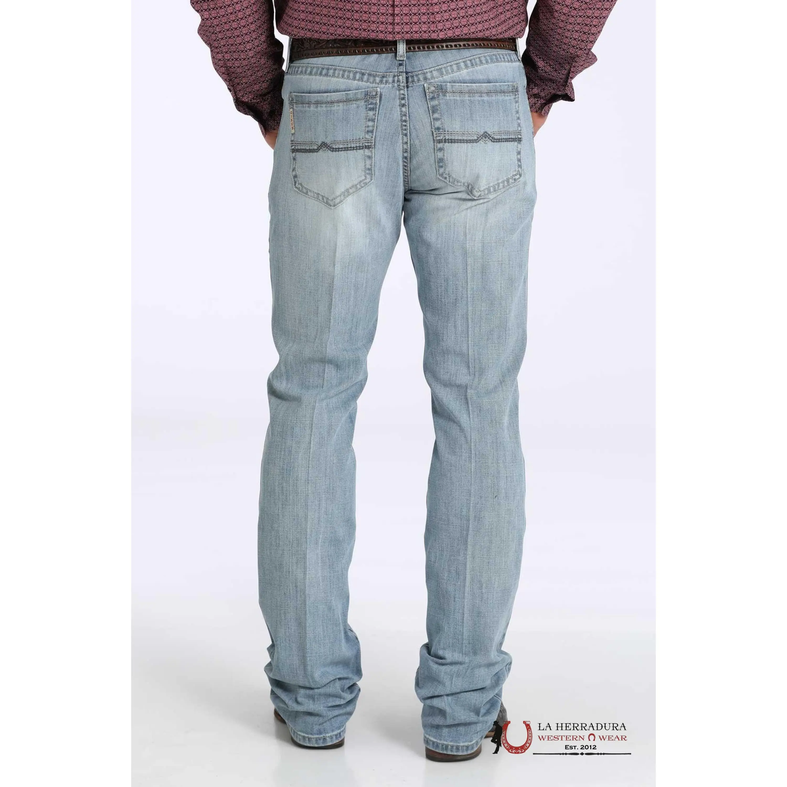 CINCH JEAN IAN LIGHT JEAN COLOR MID RISE SLIM BOOTCUT  - MB31036001