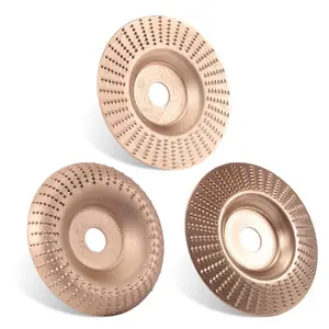 3 Pcs Upgraded Wood Carving Disc Set for 4" or 4 1/2" Angle Grinder with 5/8" Arbor,Grinding Wheel Shaping Disc for Wood Cutting,Grinder Cutting Wheel Attachments,Tools & Hardware,Summervibes