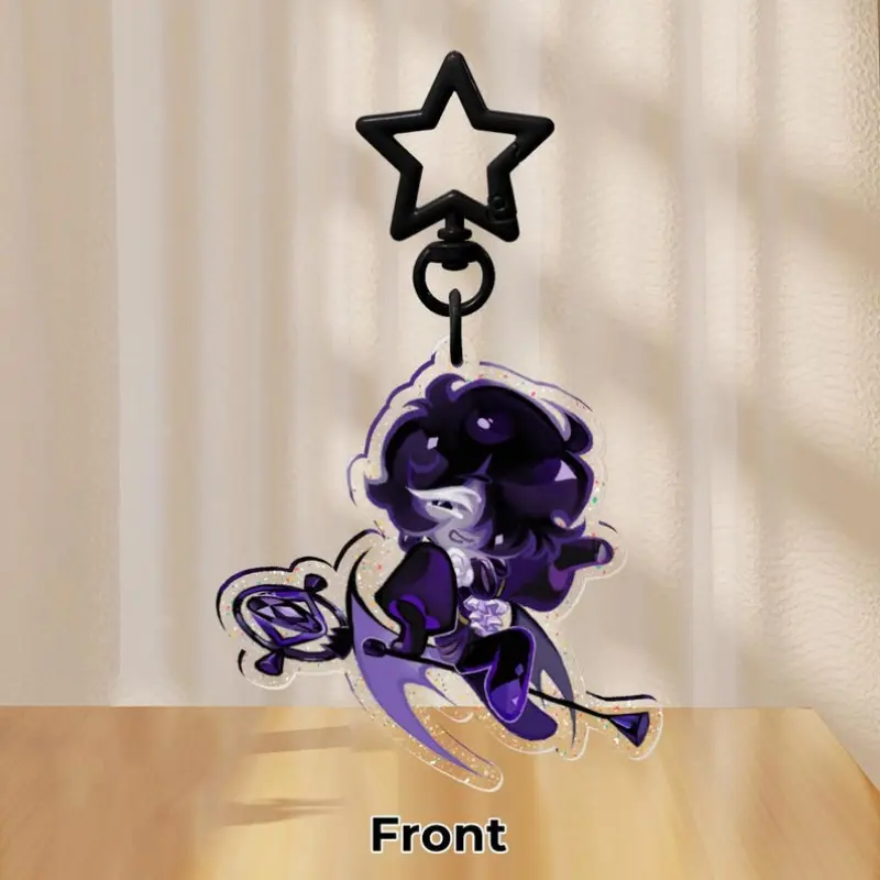 Black Sapphire Cookie – Cookie Run Kingdom Fandom Keychain