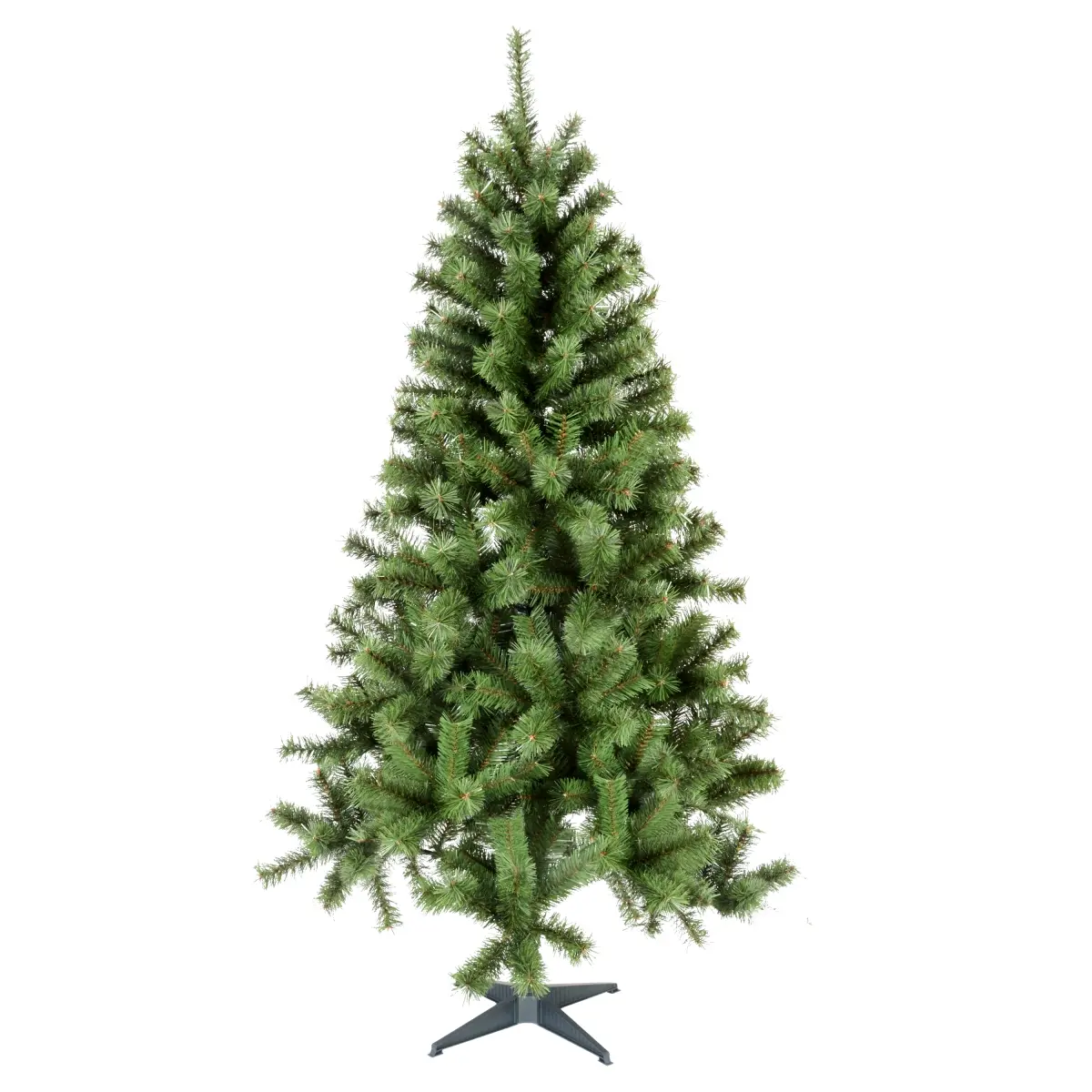 6 ft Green Christmas Tree with Ornaments, Festive Home Party Decoration