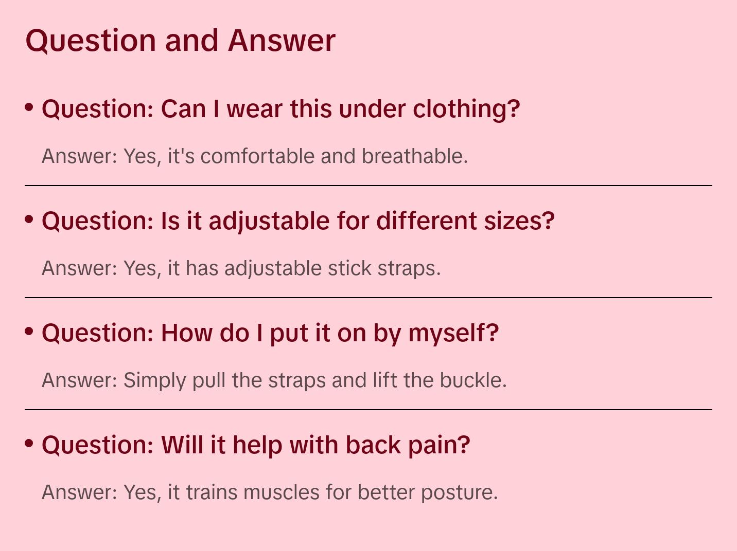 Posture Corrector Posture Corrector