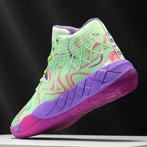 (New)[sneakers] Men'S Lightweight Breathable Basketball Shoes|   Comfortable, Shock-resistant, All-season, Standard Fit