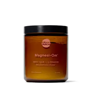 Moon Juice - Magnesi-Om, Berry  Jar (30 Servings) - Supports Brain Health & Rest - Magnesium Powder - L-Theanine - Regularity - Glass Bottle - 100% Traceable - Vegan & Non GMO - 4.2oz