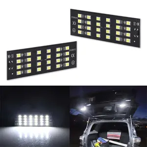 2PCS 48-SMD Liftgate Deck Trunk Cargo Area Lamps Fit LED Panels For Toyota 4Runner 2010 2011 2012 2013 2014 2015 2016 2017 2018 2019 2020 2021 2022 2023