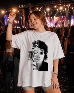 90s Vintage Michael Jackson Shirt, Michael Jackson King of Pop Graphic Shirt, Big Fan Outfit, Movie Shirt, Retro Pop Dance Streetwear Tee