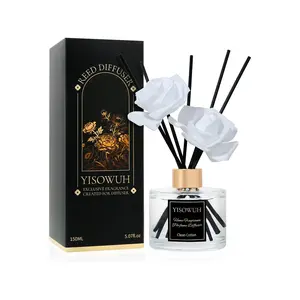 Natural Plant Essential Oil Diffuser, Elegant Reeds Aroma for Home Hotel Office, Simple High-End Fragrance, 1 Bottle Pack