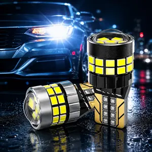 Yobis 2 PCS LED License Plate Bulbs, T10 LED Lamps, 30SMD PRO High-Bright Decoded Marker Lamps, 12-60V, 6000K White. Car Accessories, Car Tools. Fits Interior Dome, Reading, Door, License Plate and Dashboard Lamps