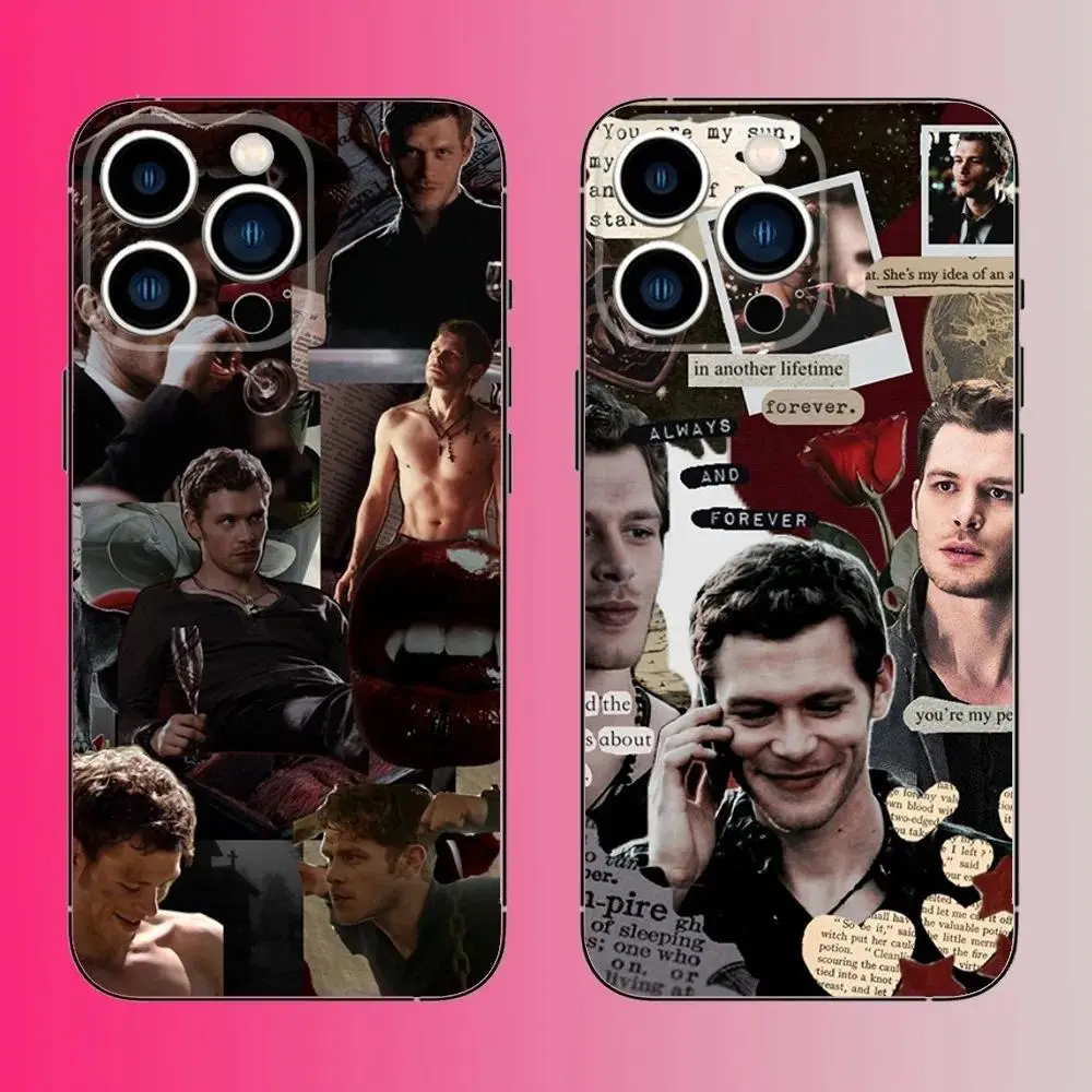 Klaus Mikaelson The V-Vampire D-Diaries Phone Case For iPhone 17,16,15,14,13,12,11,Pro,Max,Plus,Samsung Galaxy S26 S25 S24 S23 S22 Soft Black