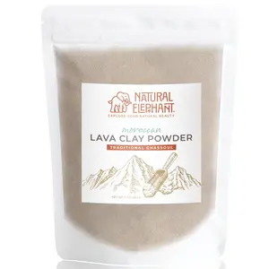 Natural Elephant Ghassoul (Rhassoul) Moroccan Lava Clay Powder | Traditional Mineral Ritual (1 lb)