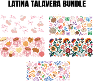 Latina Talavera uv dtf bundle Latina Talavera uv dtf bundle