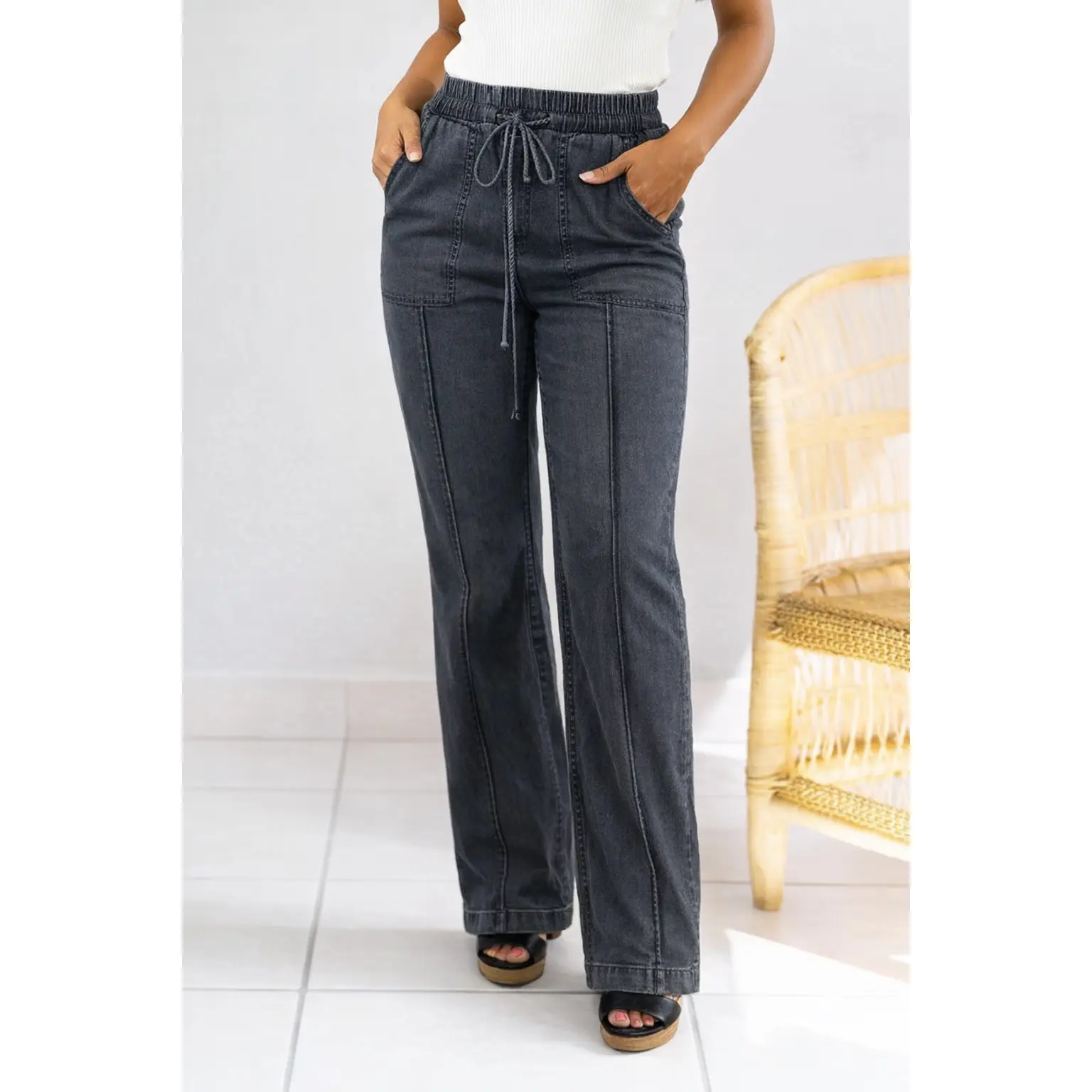 Relax & Unwind - Chambray Pants