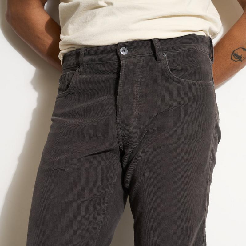 Rowan JD 5 Pocket Corduroy Pant - Washed Black