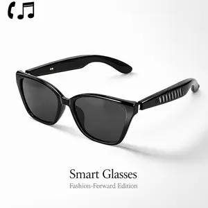 smart translation glasses, Smart Glasses, Unisex Designer Fashion Frames, Open-Ear Bluetooth Headphones, Anti-Blue Light Lenses, Real-Time Multi-Language Offline Translation, Premium Smart Wearable Tech