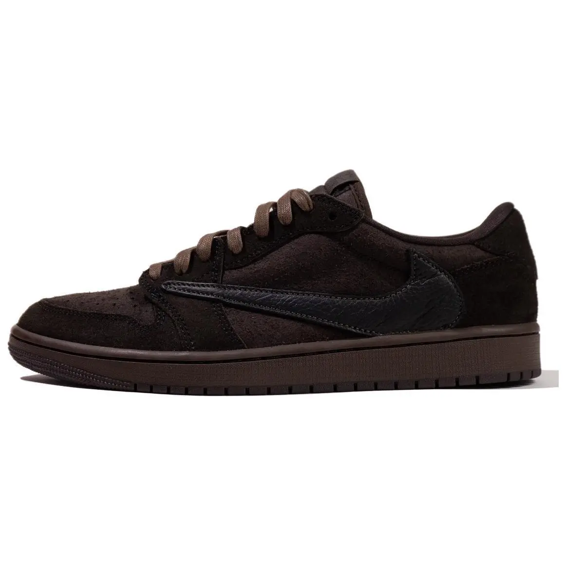 Men's Travis Scott X Air Jordan 1 Low OG "Velvet Brown" Casual Trainers, for Casual Wear