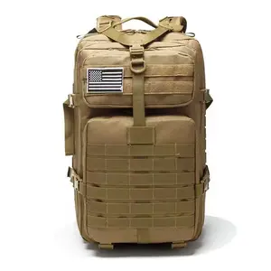 Large Capacity Tactical Backpack, Water-Resistant Military Rucksack  for Hiking, Camping, Hunting & Outdoor