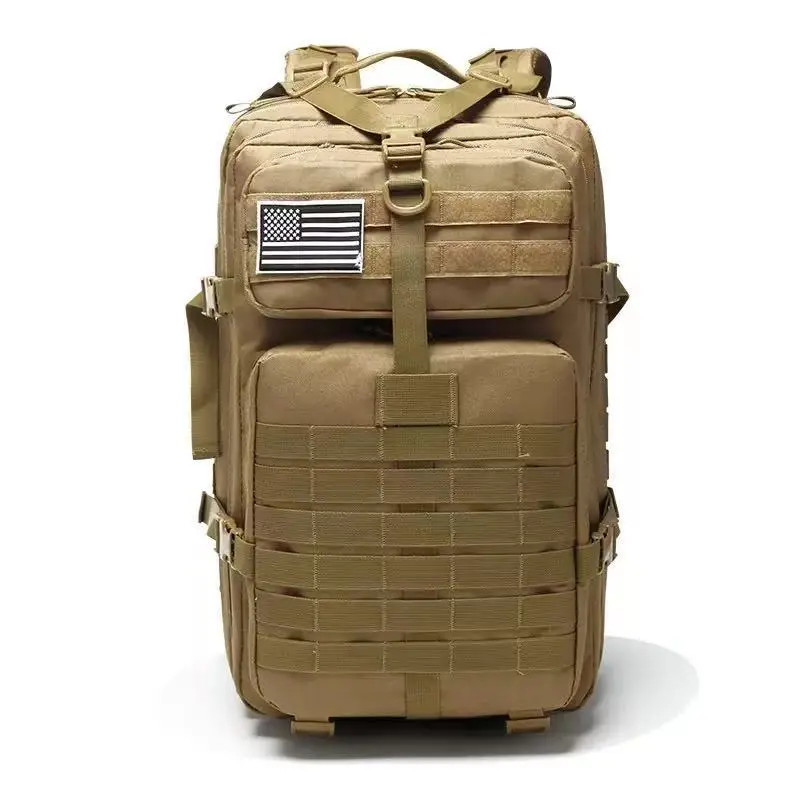 Tactical Outdoor Backpack - Large-Capacity, Water-Resistant, Durable Military Rucksack for Hiking, Camping