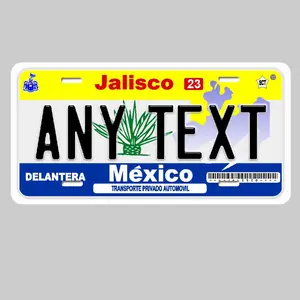 Placas de Jalisco Personalizadas Jalisco Personalized License Plates