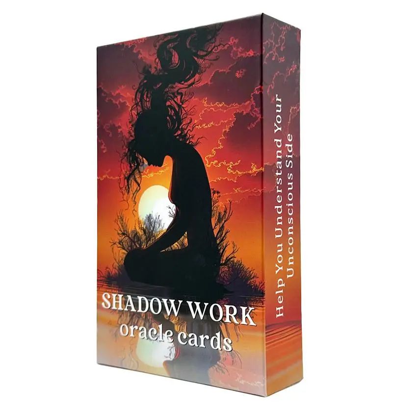 Shadow Work Oracle Cards, Tarot Deck, Help You Understand Your Unconscious Side, Oracle Cards for Adults, Card Games