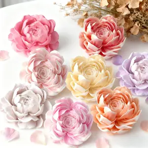 Flower aromatherapy candle silicone mold DIY Jasmine flower fragrant stone handmade soap gypsum glue dripping abrasive tool