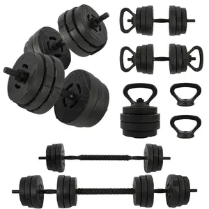 Fitvids 4 in 1 Adjustable Dumbbell Set, 60lbs Free Weights Set with Connector