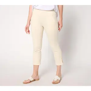 Women with Control Tummy Control Regular Knit Crop Pants