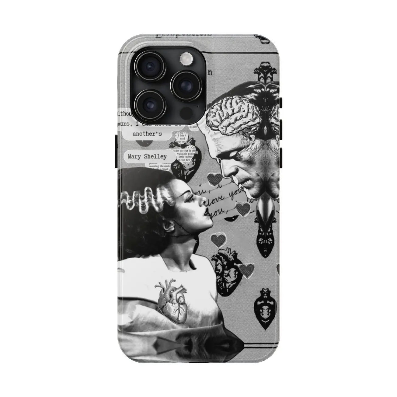 Krajews Bride of Frankenstein Phone Case, Tough Phone Case, Phone Accessories, Phone tough case for iPhone 17 16 15 14 13 12 11Pro,Max,Plus ,Glass phone case, tuff phone cases T