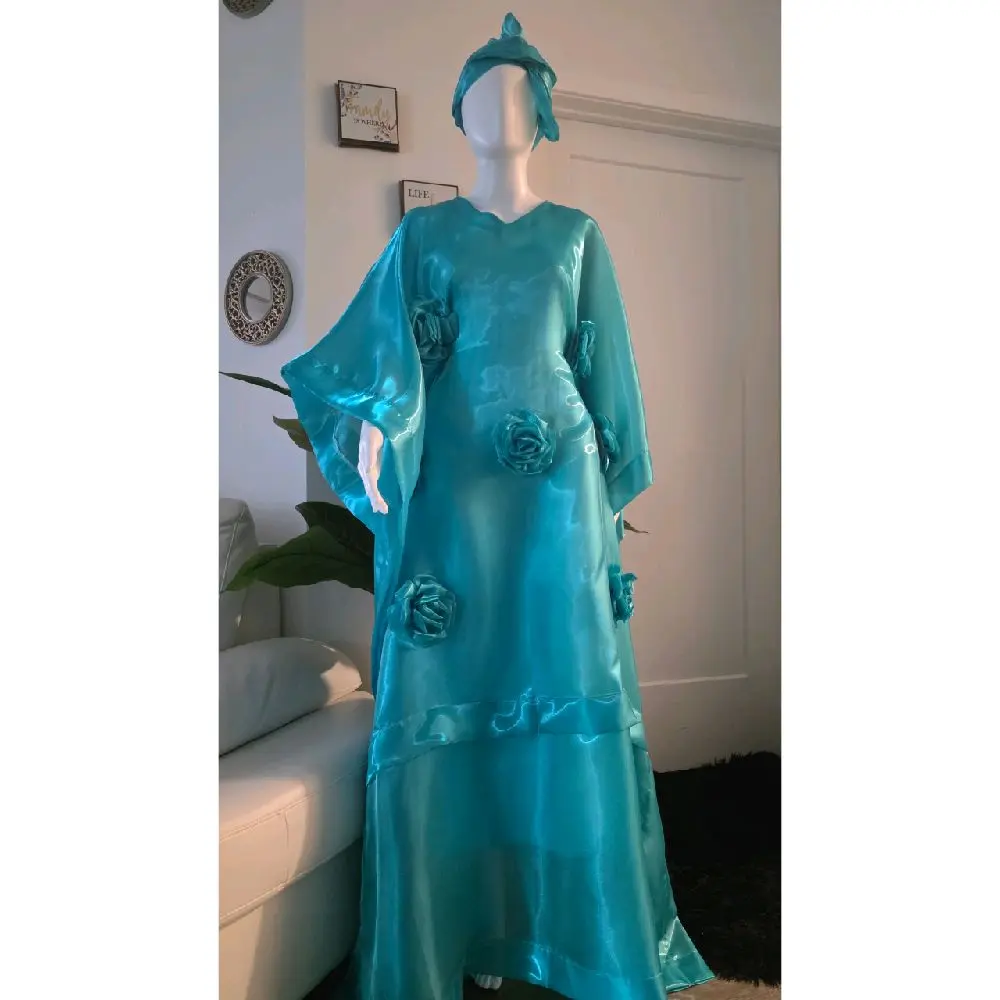 HER GLAM STATEMENT ORGANZA BUBU, COMES WITH A HEAD WRAP