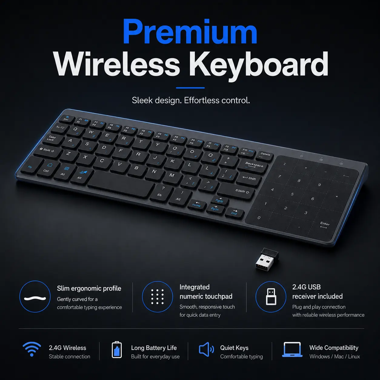 Elite Wireless Keyboard