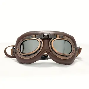 Retro-style summer pet glasses, aviator style fashionable glasses for German Shepherds and medium-sized dogs, adjustable, windproof, with UV protection, suitable for medium and large dogs such as German Shepherds and Golden Retrievers.