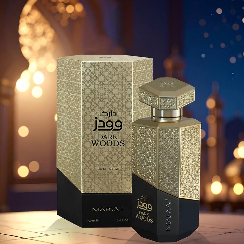 Maryaj Dark Wood - Long Lasting Perfume for Men and Women - Cologne for Men and Women - Citrus, Floral, Woody Fragrances - Eau de Parfum - 3.4 oz
